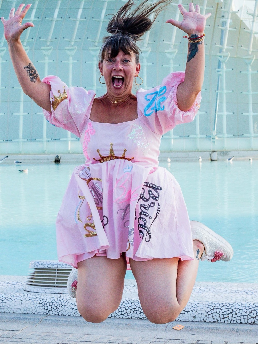 QoS Bride Dress AND "Just Married" tank dress